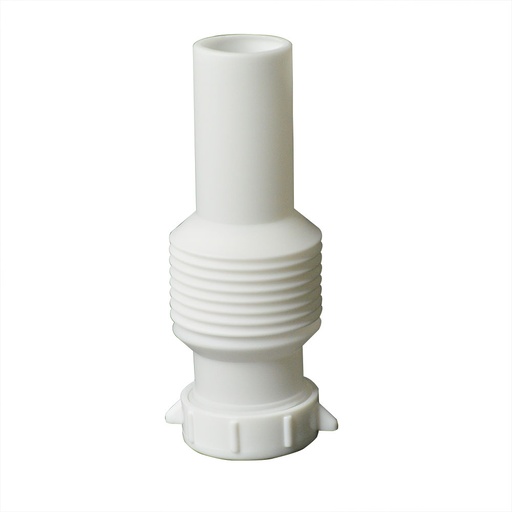 1685-T 1-1/4" X 9" Flexible Slip Joint Extension Tube with Slip Joint Nut & Washer (Form-Fit Style)