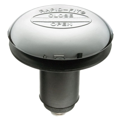 1707-T 5/16" Bathroom Drain Stopper for Rapid Fit - Chrome - 88195