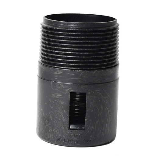 1710-T 1-1/2" NPT Black ABS In-Line Air Admittance Vent