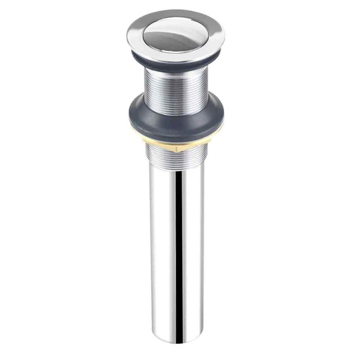 2016-T Lavatory Sink Pop Up Drain Assembly without Overflow - Chrome Plated Brass