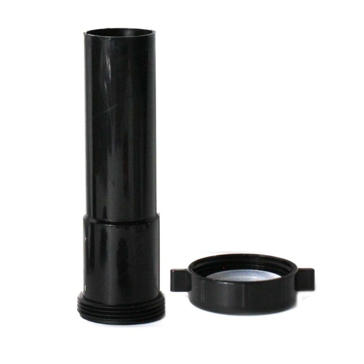 2146-T 1-1/2" X 6" ABS Slip Joint Extension Tube with Slip Joint Nut & Washer
