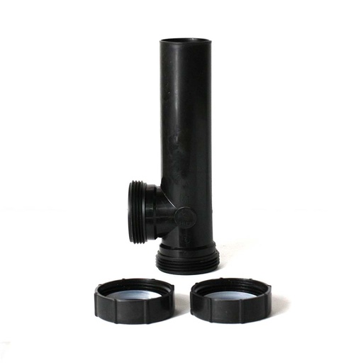 2155-T 1-1/2" ABS End Outlet Tee with Baffle