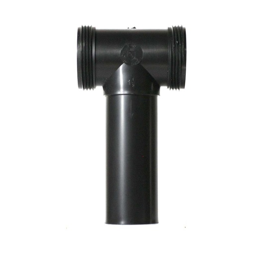 2156-T 1-1/2" ABS Center Outlet Tee with Baffle (2) Slip Joint Nut & (2) Slip Joint Washers