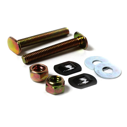 2244-T 5/16" x 2-1/4" Brass Plated Tank to Bowl Bolt Set 