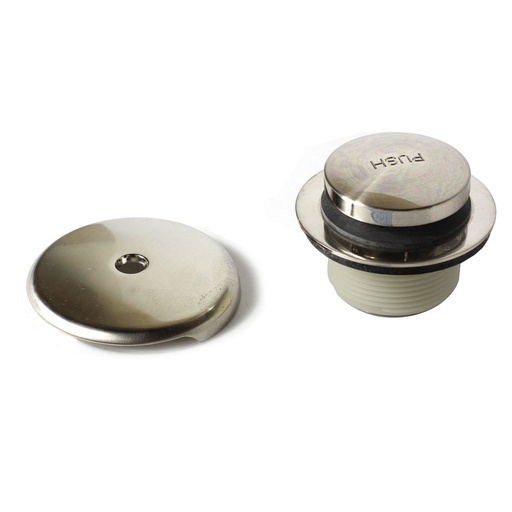 2259-T Single Hole Trim Kit with  Tip Toe Drain - Comes with 2 Holes Conversion Bar - Chrome - Brushed Nickel