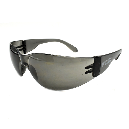Frameless Safety Glasses with Scratch-Resistant Coating - Smoke (Single Pair)