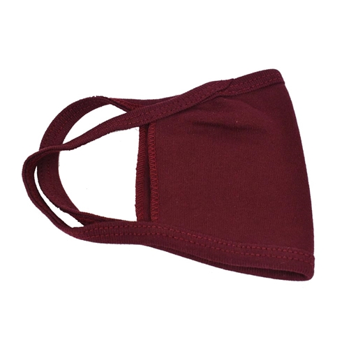 Reusable Face Masks - 100% Cotton  - MAROON