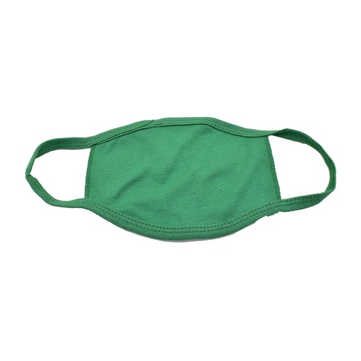 Reusable Face Masks - 100% Cotton - GREEN