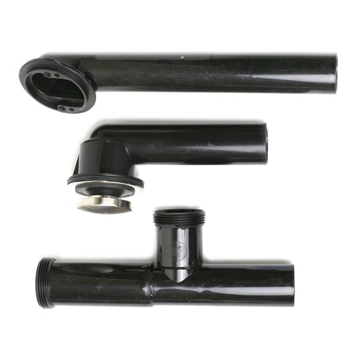 5776-T 1-1/2" ABS Bath Waste Overflow  w/ Tip Toe Drain (Satin Nickel)