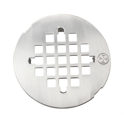 5795-T 4-1/2" Shower Drain Square Grid Strainer - Satin Nickel
