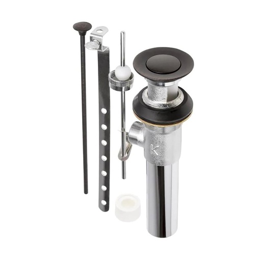 5815-T Lavatory Sink Pop-Up Drain With Lift Rod Assembly and Overflow  - ORB