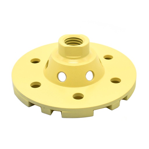 4" Grinding Turbo Cup Wheel (Steel Body) with 5/8"-11 Threads