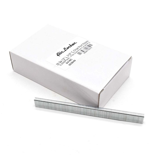 20 Gauge 1/2" Length, 3/16" Crown, Chisel Point Staples - 5,000 / pack - Fits Duo-Fast Carpet-Pro