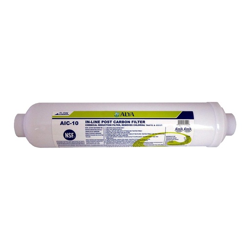 10" Ice Maker Filter Descaler with Compression Fittings