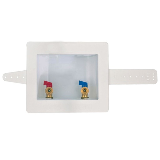 PLASTIC W/M BOX WITH VALVES