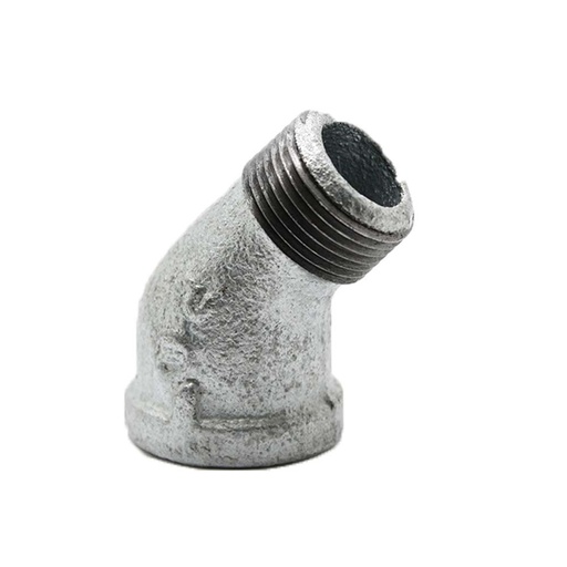 1/4" Galvanized Steel 45 Street Elbow