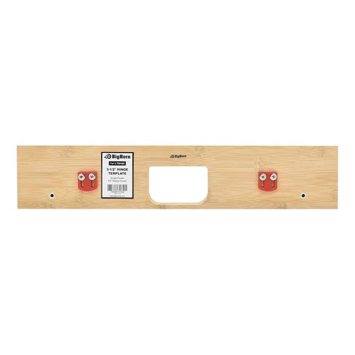 3-1/2" Hinge Template, Single Pocket, 5/8" Radius Corner