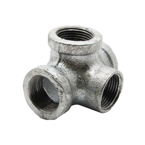 1" Galvanized Steel Side Outlet Tee