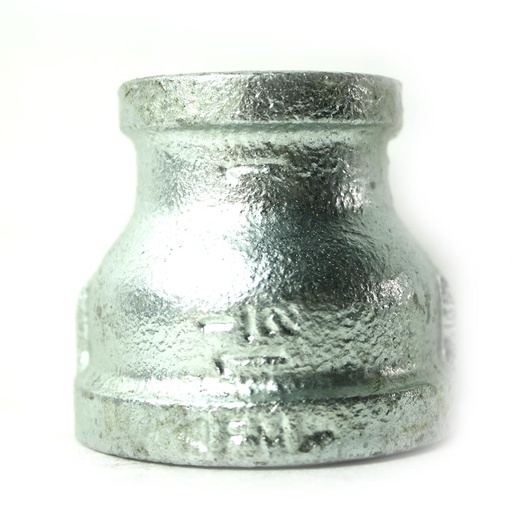 1-1/2" x 1" Galvanized Steel Reducer Coupling