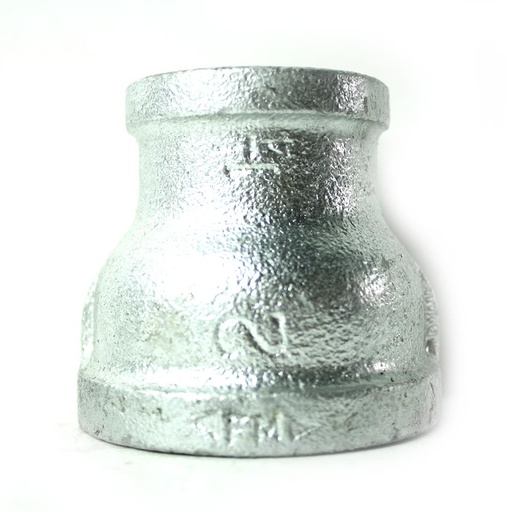 2" x 1-1/4" Galvanized Steel Reducer Coupling