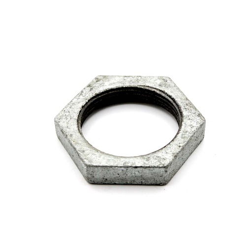 1/2" Galvanized Steel Hex Locknut
