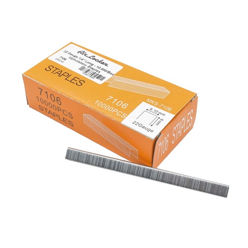 22 Gauge Upholstery Staples - 1/4" - 10000/Pack
