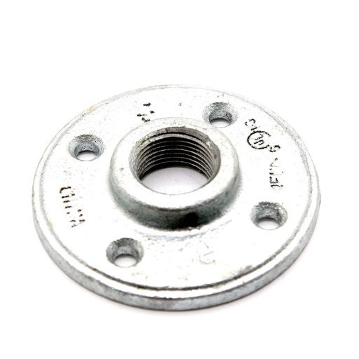 1-1/4" Galvanized Steel Floor Flange
