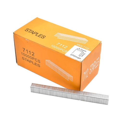 Upholstery Staples 22 Gauge 1/2" Length fits Senco / Bostitch Staplers - 10000 per pk
