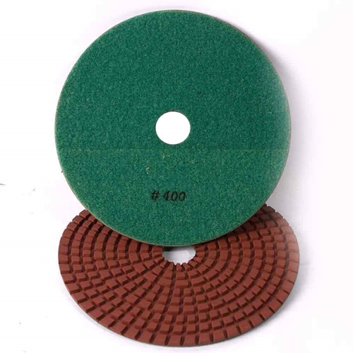7" Wet Diamond Polishing Pad, 3mm - 400 Grit
