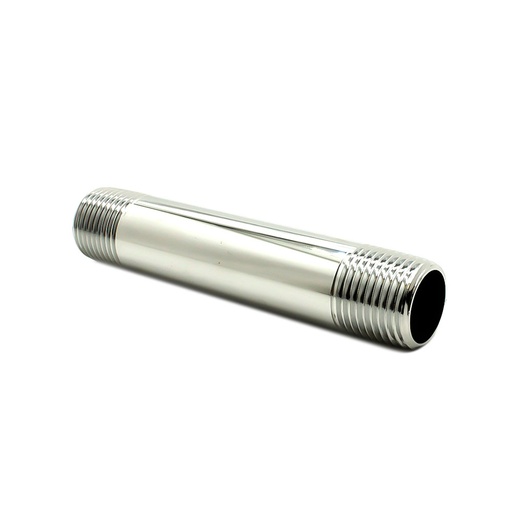 1/2" x 1-1/2" Chrome Plated Brass Nipple