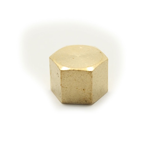 1/8" Brass Cap (BARSTOCK)