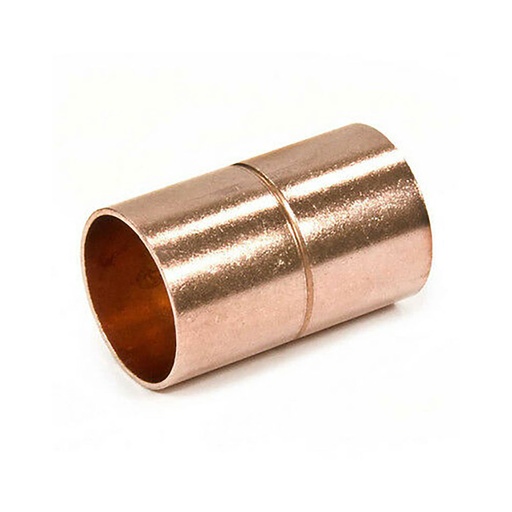 1" Copper Coupling with Stop