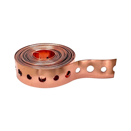 3/4" x 10 ft Copper Plumber Tape / Pipe Hanger Strap