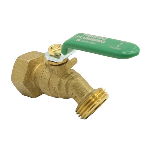 3/4" FIP x 3/4" MHT No-Kink 1/4 Turn Hose Bibb