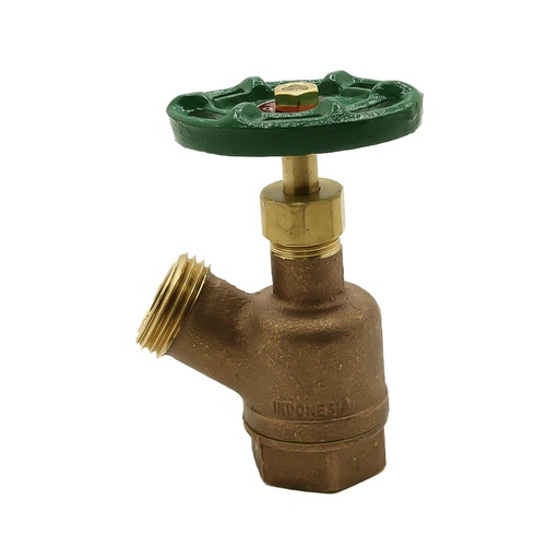3/4" FIP x 3/4" GHT Brass Inverted Garden Valve