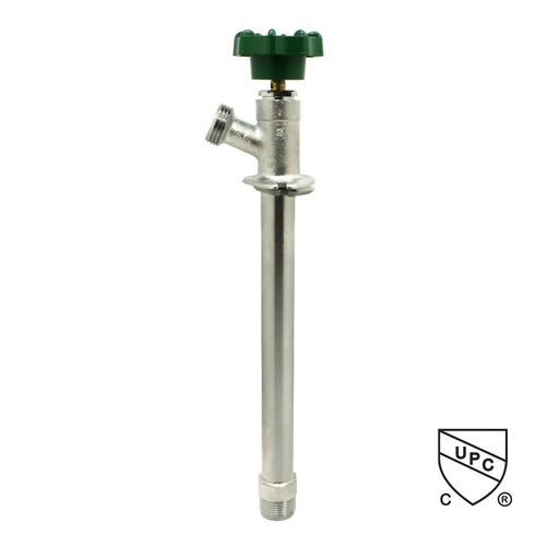 6" Frost Free Sillcock (3/4" MIP x 1/2" FIP x 3/4" GHT) - Economy