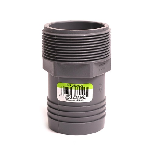 2" Poly Insert Male Adapter