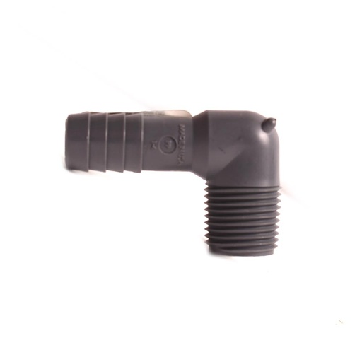 1/2" Poly Insert Male Elbow