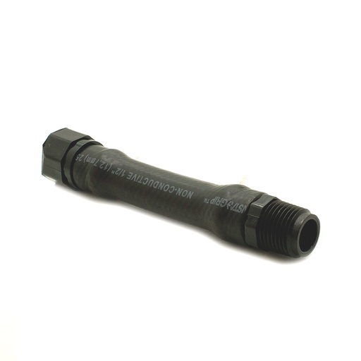 1/2" X 6" FIP X MIP Rubber Flex Riser