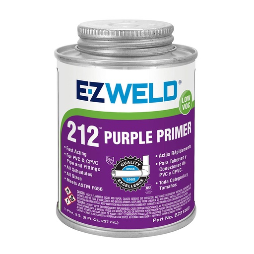8 OZ Purple Primer, 1/2 Pint