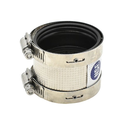3" x 3" No-Hub Coupling Repair Clamps