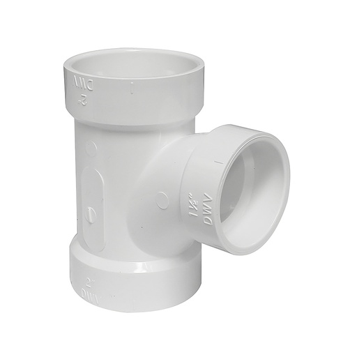 2" PVC DWV Sanitary Tee