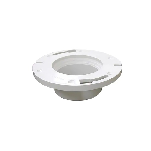 4" x 3" PVC DWV Closet Flange, Reducing (Spigot)