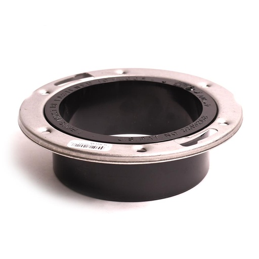83611 4" x 4" Stainless Steel Closet Flange (Hub)