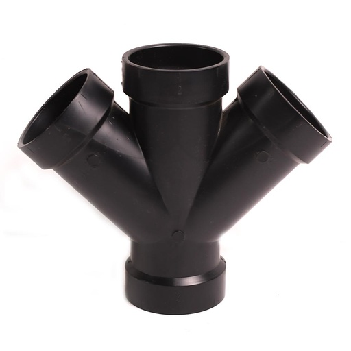 92171 2" 45 Deg ABS Double Wye