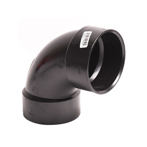 92253 3" ABS 1/4 Bend Elbow
