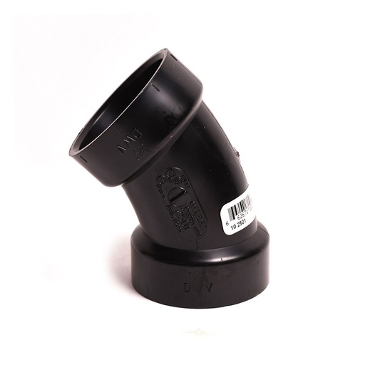 92501 1-1/2" ABS 1/8 Bend Elbow