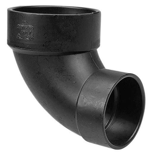 93104 3" X 4" ABS 90 Deg Reducing Closet Bend