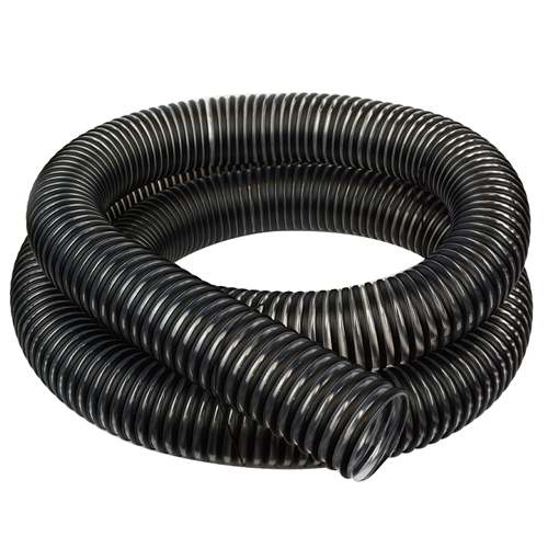 4" x 10' Clear /Black Helix Dust Hose -Hi Tech Duravent (415-8624)