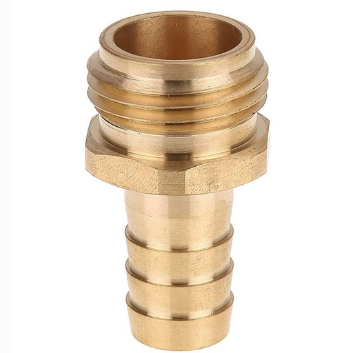 1" BARB X 1" M.H.T. BRASS FIT.